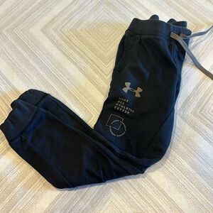 Under Armour Boys Black & Grey Joggers
